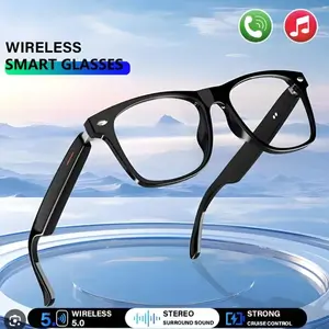 E13 Smart Glasses with Wireless Earbuds, Bluetooth-compatible Sunglasses with Microphone, Fashionable Unisex Summer Essential, Gift for Boyfriend, Wearable Devices, Smart Eyewear