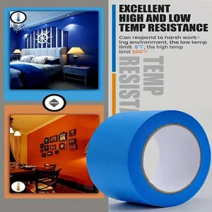 Blue Painters Tape, 12mm, 18mm, 24mm, 48mm, 50m, Multi Size Painting Masking Tape, Clean Release Paper Tape For Home And Office