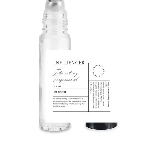 Influencer Amber Perfume 10 ml - Elegant Eau De Parfum, Alcohol Free