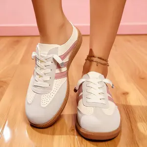 Women's Round Toe Half Shoes Slip-ons Sneakers Fashion Sports Non-Slip Walking Mules