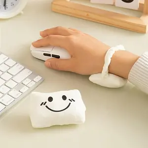 Cute Memory Foam Wrist Rest Pad, Soft Lightweight Sponge Ergonomic Wrist Support Cushion, Portable Typing Hand Pillow for Laptop, Mac & Desktop Office Computer