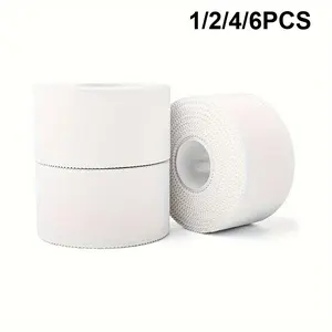 Sports Tape, Professional Athletic Trainer Tape, Non-Stick Easy-To-Tear Textured Grip Design, Ideal for Sports & First Aid Use (1.5"x30ft), Multiple Options Available