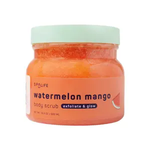 Watermelon Mango Exfoliating Body Scrub - Sugar Scrub for Glowing & Moisturized Skin