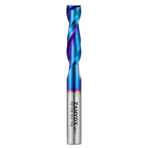 S0811 Solid Carbide Metric Upcut Spiral Router Bit - Nano Coated -2 Flutes - 8mm SD - 8mm CD - 32mm CL - 76mm OL
