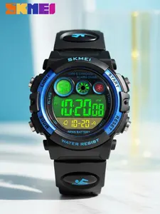 Skmei Student Sports Watch Recommendation, Full Function Electronic Watch, 50m Waterproof, Night Glow, Date Week Alarm, Multi-Color LED Light