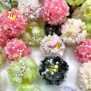 5pc Bee Buzzy Like A Bee Fancy Beads - Random Mix Jewelry Making Beading DIY Craft Beading Supplies