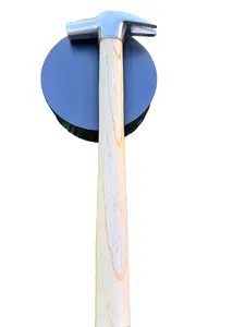 12" Horse Hoof Nail Farrier Tool Shoe Wooden Handle Octagon Nail Driving Hammer SV209