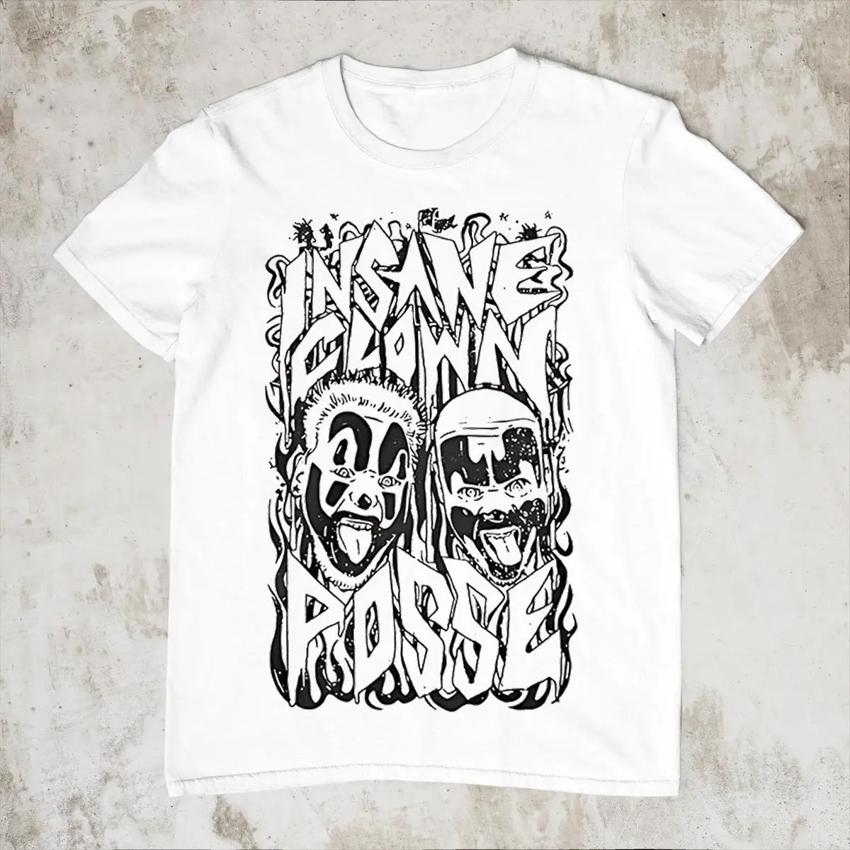 clown core PAIN オフィシャルTシャツ 2XL Insane Clown Core T Shirt Edgy Graphic Tee Youth Street Style 2026