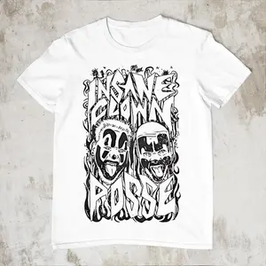 Insane Clown Core T Shirt Edgy Graphic Tee Youth Street Style 2026 U2633