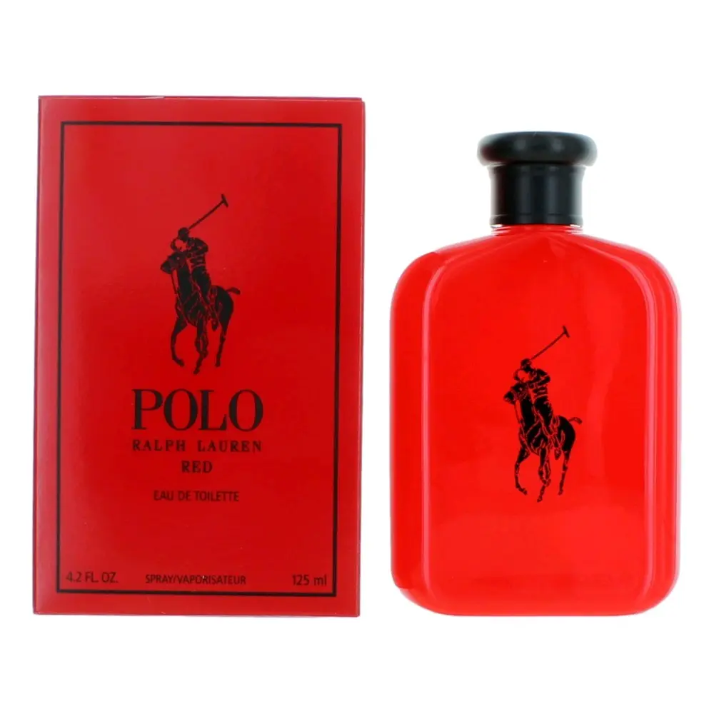Polo Red by Ralph Lauren, 4.2 oz EDT Spray for Men Fragrance Scent Edt Edp Spray Eau De Cologne Fragrance