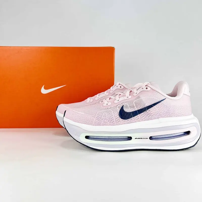 Two‑Tone Light Pink White Mesh Low‑Top Sport Sneakers, Air Cushion Running Footwear, Soft Unisex Shoes for Gym & Outdoor Activities