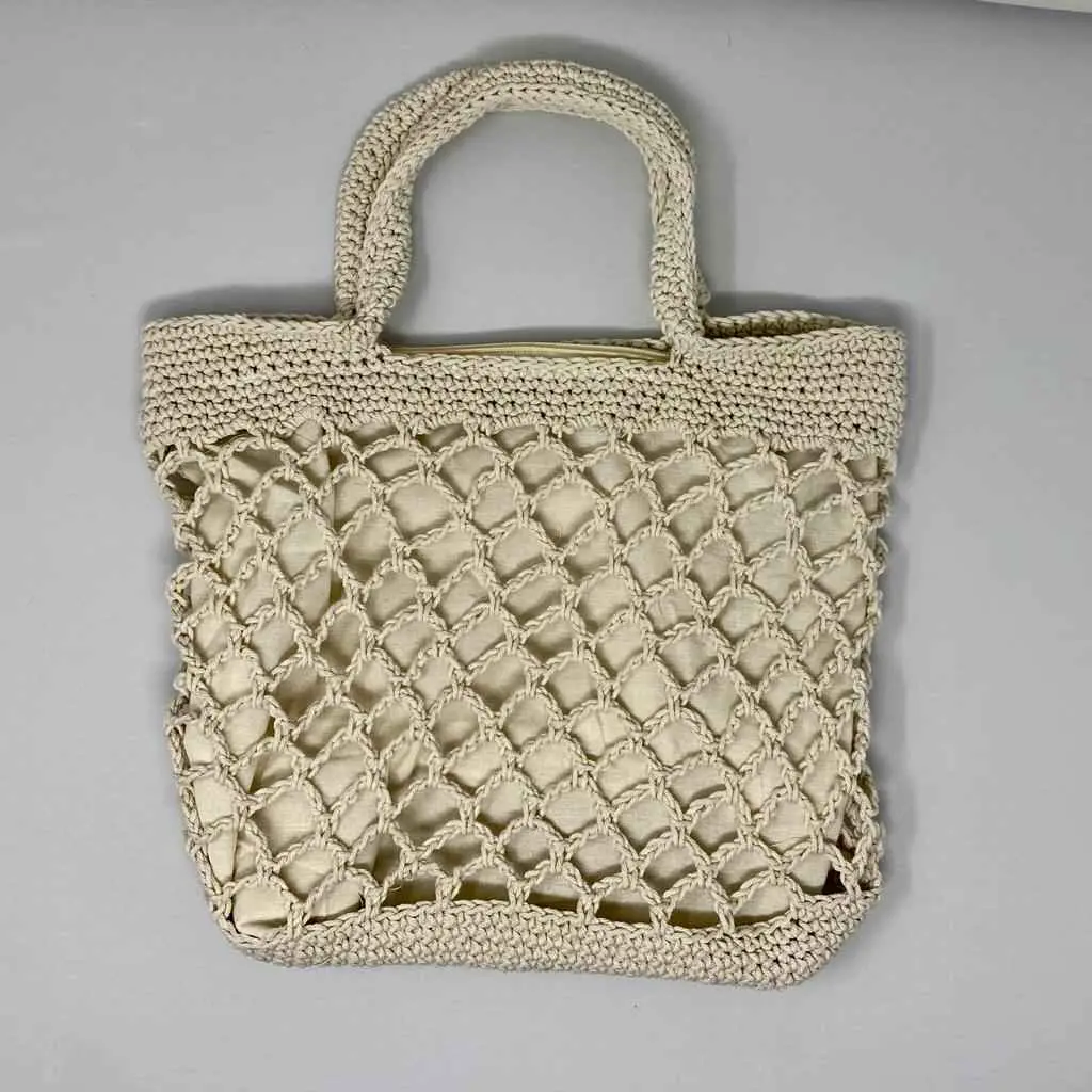 Macrame Purse – Everyday Boho Tote with Zipper Closure