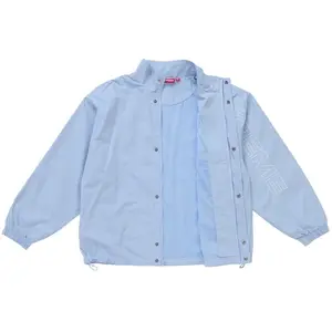 Supreme Men's Spellout Embroidered Ripstop Track Jacket Light Blue, from StockX