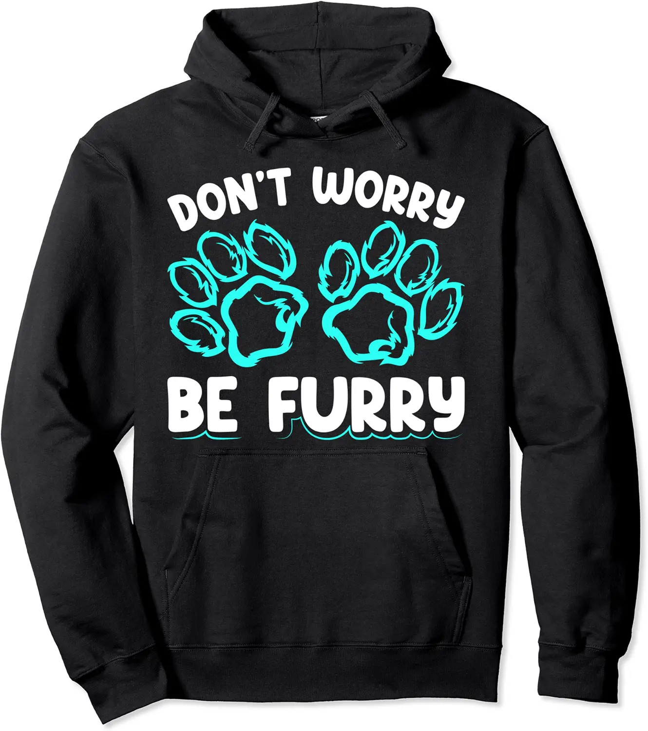Fursona Don't Worry Be Furry Fandom Cosplay Costume Pullover Hoodie - Diegoort Shop 50B0CNGRS3LT
