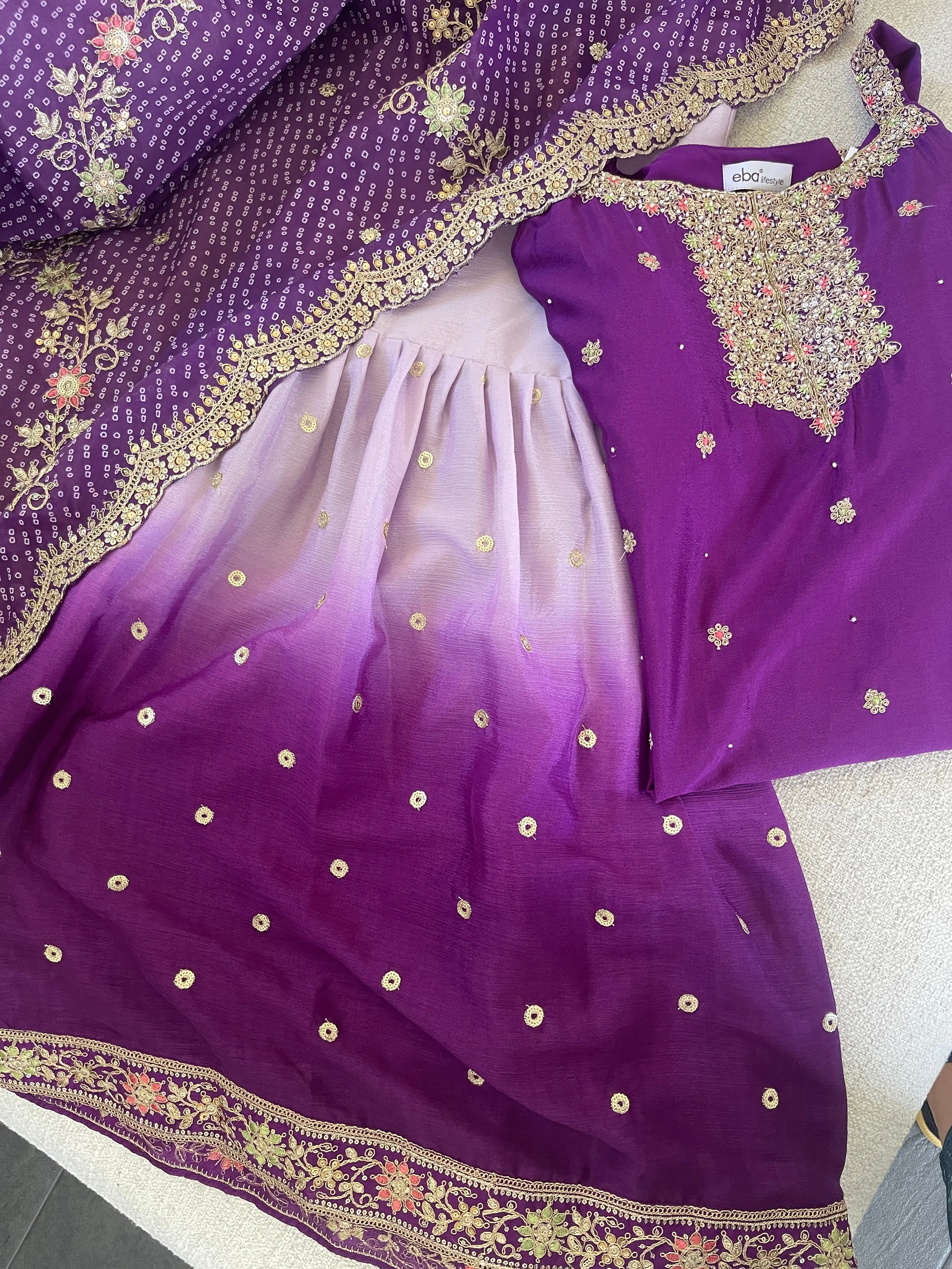 NEETA Ombré Gharara NEETA Ombré Gharara