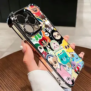Cute mascot gmmtv Phone Case Suitable for iPhone 17 16e 16 15 14 13 12 11 Mini Pro Max Air X XR XSMAX 8 7 Plus Anti Fall Transparent Soft Back Cover