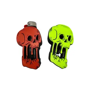 Melting Skull Lighter Case