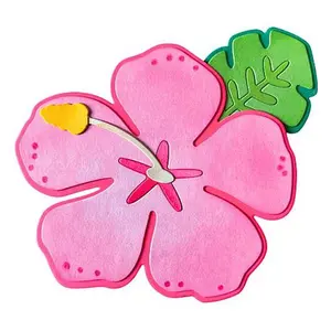 Crafts & Sewing The Stamps of Life Hibiscus A2 Shaped Card Fold-it Die Set
