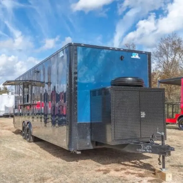 8.5x26 Loaded Food Trailer