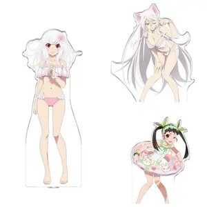 Hot Anime Monogatari Series Acrylic Stand Model Figure Cosplay Plate Holder Topper Birthday Fans Christmas Desk Decor Plate Gift