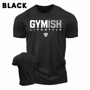 Gymish Workout Shirts for Men V2, Motivational Gym Lifting T-Shirt