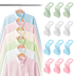 20 Counts Hanger Connector Hooks, Hangers Space Saving Hooks, Clothes Hanger Connector Hooks