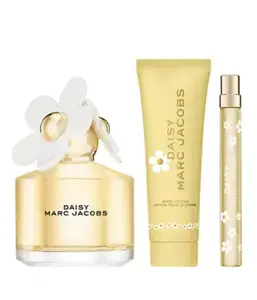 Marc Jacobs Daisy 3pc Gift Set - 3.4oz EDT + 2.5oz BodyLotion + 0.34oz EDT