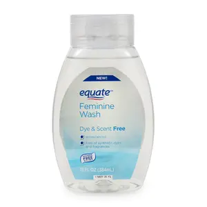 Equate Feminine Cleansing Wash Unscented, 13 fl oz, pH-Balanced for Sensitive Skin Dye & Scent Free