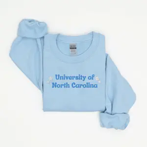 Custom University Sweatshirt Embroidered Custom Crewneck Sweatshirt College Sweater Sorority Sweatshirt Embroidered