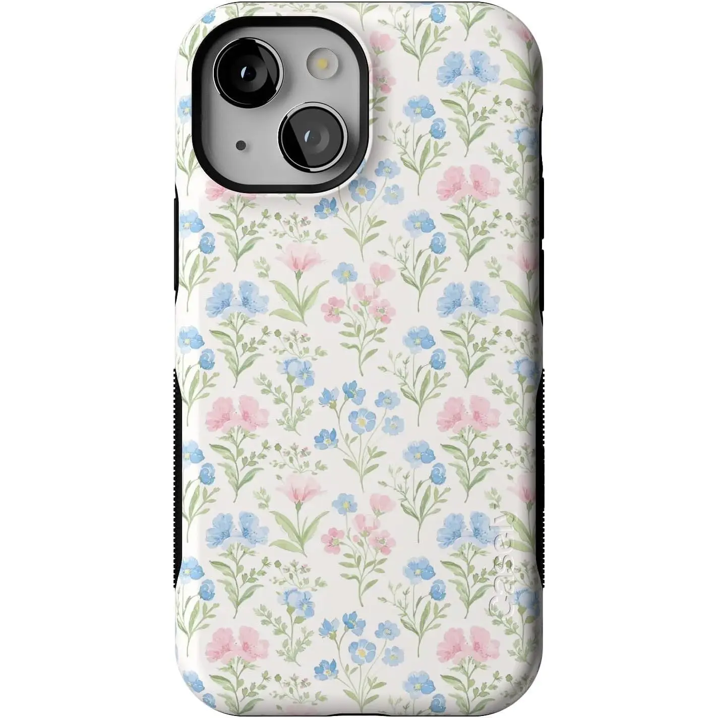Casely iPhone 13 Case | Sunday Best | Pastel Garden | Bold Protective Design | Compatible with MagSafe