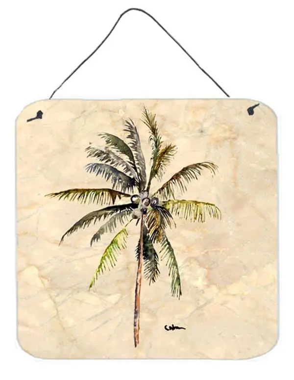 Palm Tree Aluminium Metal Wall or Door Hangable Prints, Home Decor, Room Decor