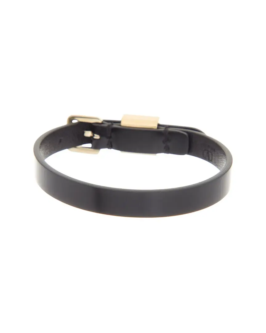 Valentino VLogo Leather Bracelet