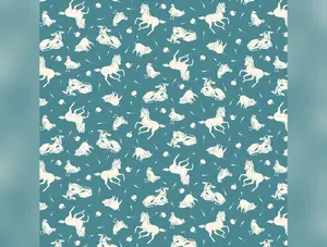 Farm Days | Barn Buddies - Azure by Belle & Boo for Michael Miller | DDC11877-AZUR
