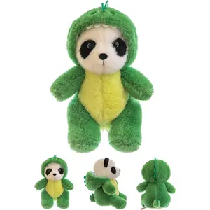 CASAGOOD Official Stuffed Panda Animal in Animal Costume Adorable Plushies Panda Wearing Animal Outfit Panda Plush Toys Great Gift for Kids Stuffed Animals Panda 12 Inch