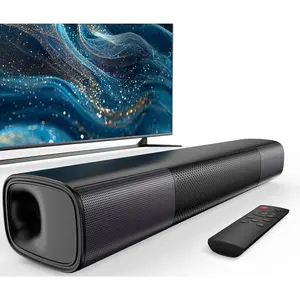 Sound Bar for  TV, Bass Boost and Crisp Vocals, Soundbar for TV/PC/Gaming/Projectors,Optical/AUX/Wall Mount,17inch