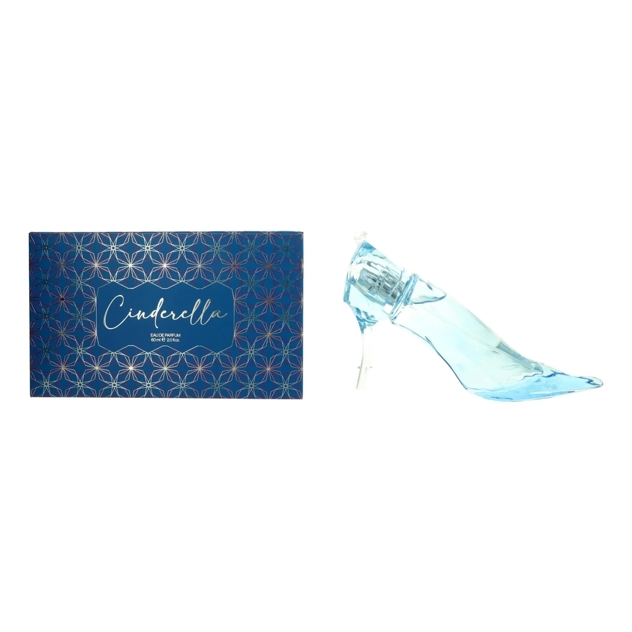 Disney Cinderella Slipper Blue Authentic Eau De Parfum (EDP) Spray for Women, 2oz Fragrance for Female Wear