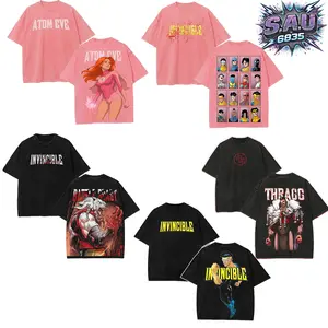 [COLLECTION 2] Invincible Comic Vintage Graphic Tee Mark Grayson, Atom Eve, Battle Beast, Thragg | Heavyweight Acid Wash Boxy Fit Premium Cotton T-Shirt, Unisex Streetwear Distressed Washed Tee