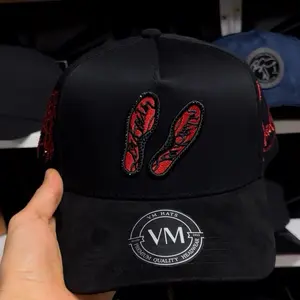 Suela roja Hats black snapback Premium Quality Cap