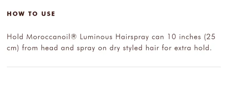 Luminous Hairspray Extra Strong