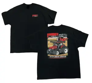Hoober Inc. 2 Sides Graphic Tee - Celebrate Agricultural Heritage with Stylish Tractor Design for Tractor Enthusiasts and Farm Lovers, Graphic Tees