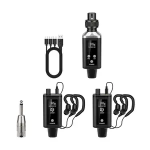 LMBGM A9  UHF Wireless In Ear Monitor System, USB Charging, 16 Signal Channels, XLR Interface, Audio Gain Adjustment