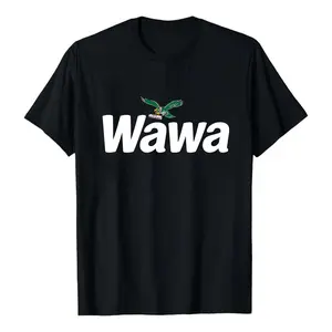 Wawa Eagles Football Team Fan T-Shirt, 100% Cotton Game Day Sport Lover Graphic Tee, Unisex Eagles Fan Gift