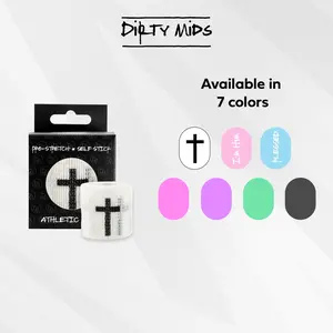Dirty Mids SAVAGE SERIES Self Stick Athletic Tape - PROSTRETCH TECHNOLOGY & SELF-STICK ADHESIVE Dirty Mids SAVAGE SERIES Self Stick Athletic Tape - PROSTRETCH TECHNOLOGY & SELF-STICK ADHESIVE