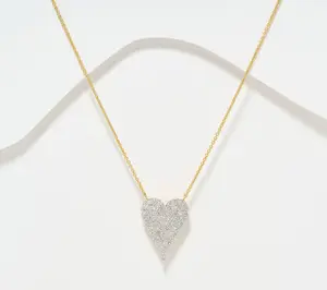 JEN by Jennifer Miller Lab Grown Diamond 1.50ct Heart Necklace