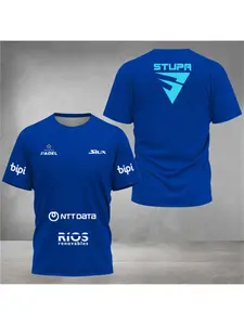 New Men's Fitness Sports T-shirt Breathable Quick Drying Shirt Men's Fashion Trend Tennis Sports Short Sleeved Men's Clothing