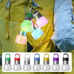 Multi Functional Outdoor Camping Light with Hook & Warning Mode Can Be Installed on Water Bottle Long Battery Life