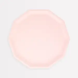 Pink Decagon Compostable Side Plates (x 8)