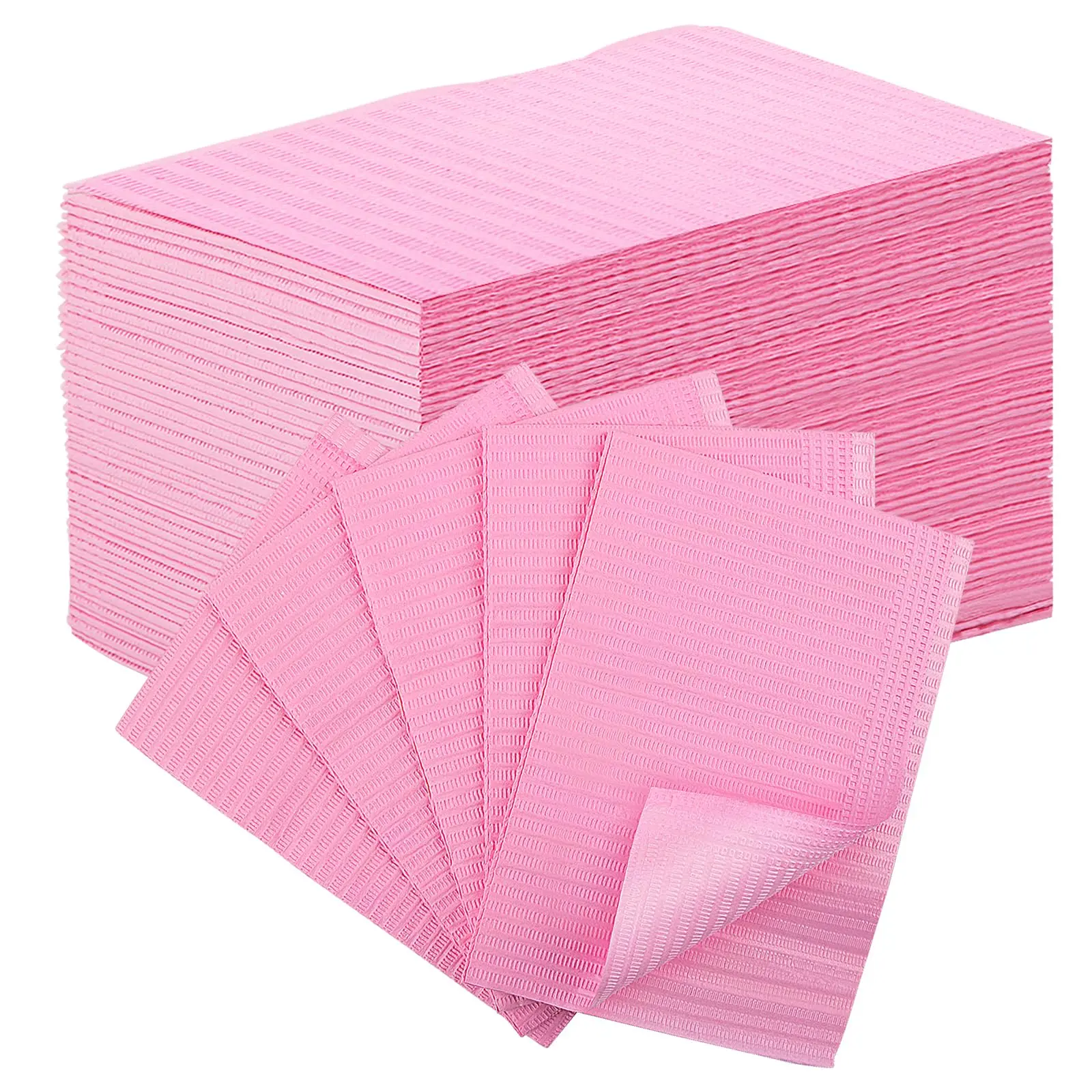 50PCS Disposable Nail Mats – 13"x18" Waterproof Salon Table Covers​  Foldable 3-Ply Practice Sheets for Manicure, Nail Art & Tattoo Studio Nail Supplies Pads
