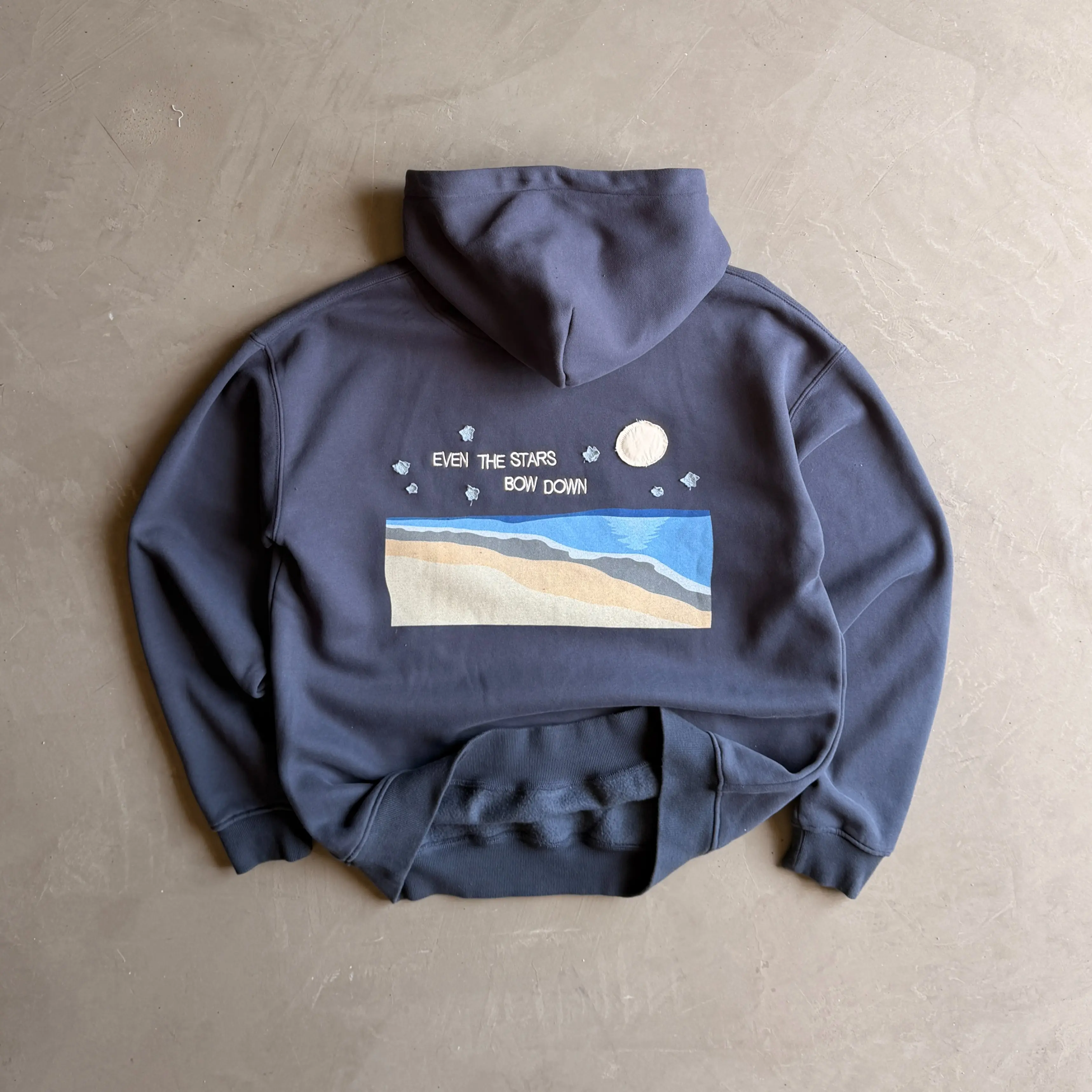 Stars Bow Down Appliqué Hoodie