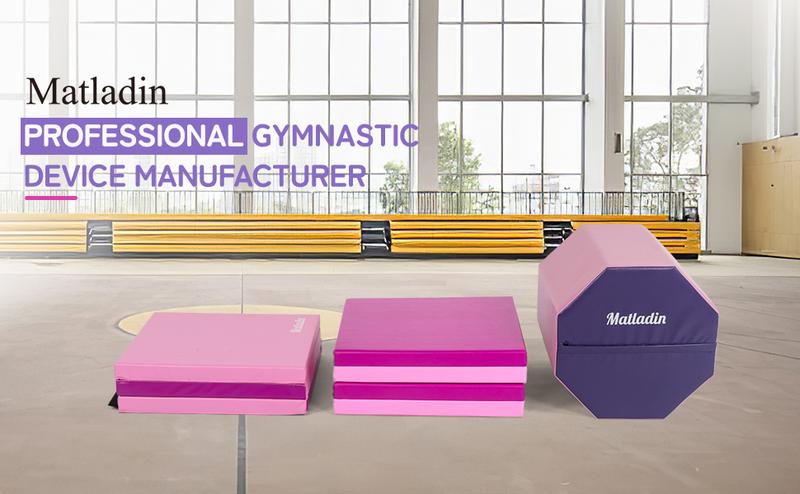Gymnastics Octagon Mat 24"x26" Skill Shape Tumbling Backbend Trainer Exercise Mat for Preschool Kids Gym Cheerleading, Martial Art